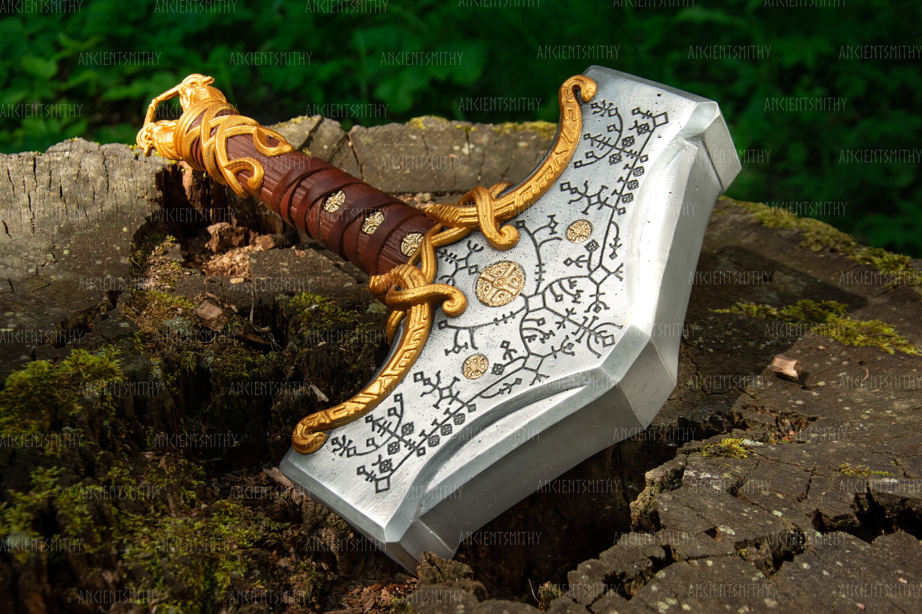 God of War Hammer, Thor Hammer Mjolnir Metal, Thor Cosplay, - Inspire Uplift