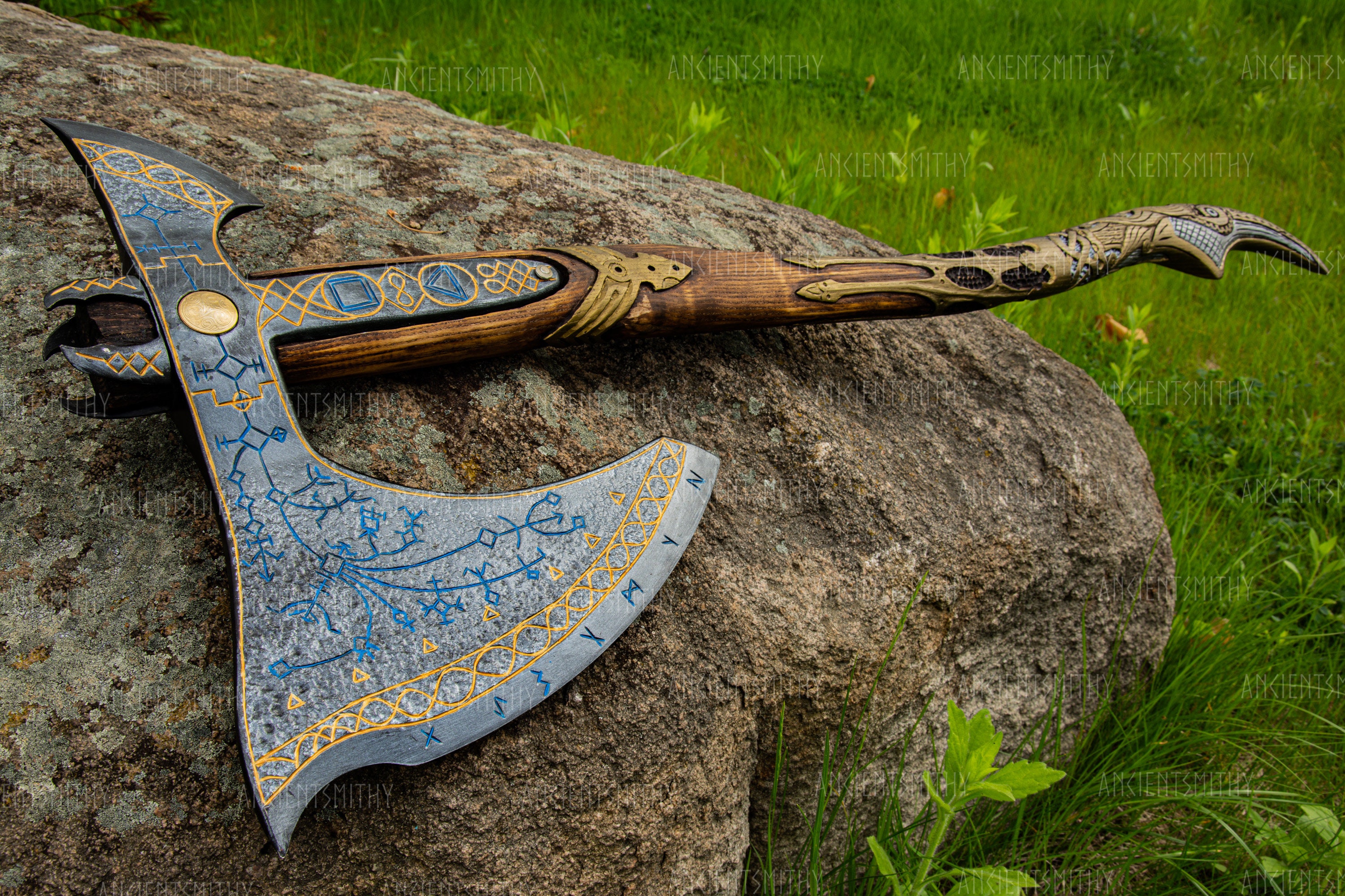 God of war Kratos Leviathan Axe, Scandinavian axe, axe, Norse axe