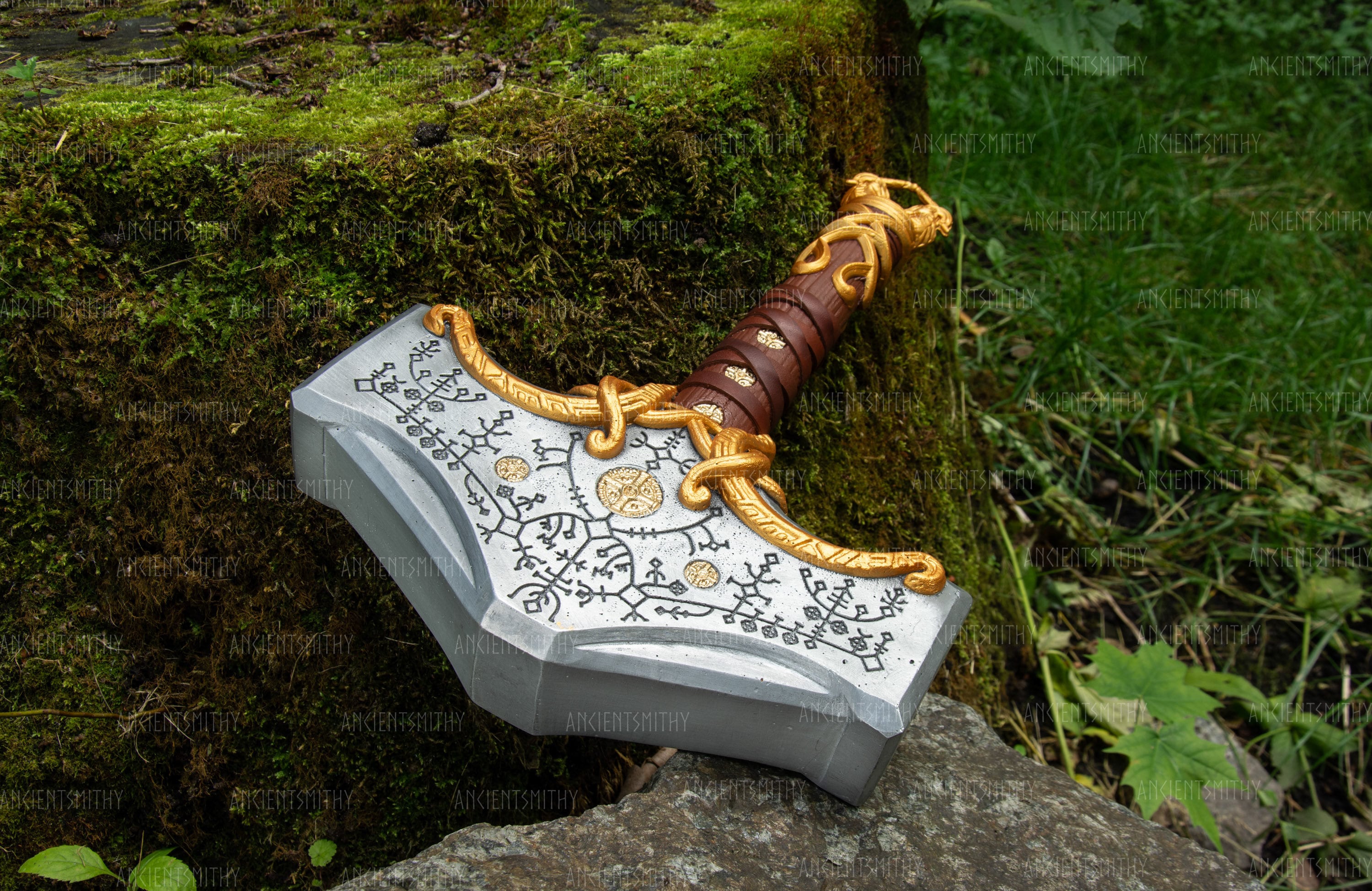 God of War Hammer, Thor Hammer Mjolnir Metal, Thor Cosplay, - Inspire Uplift