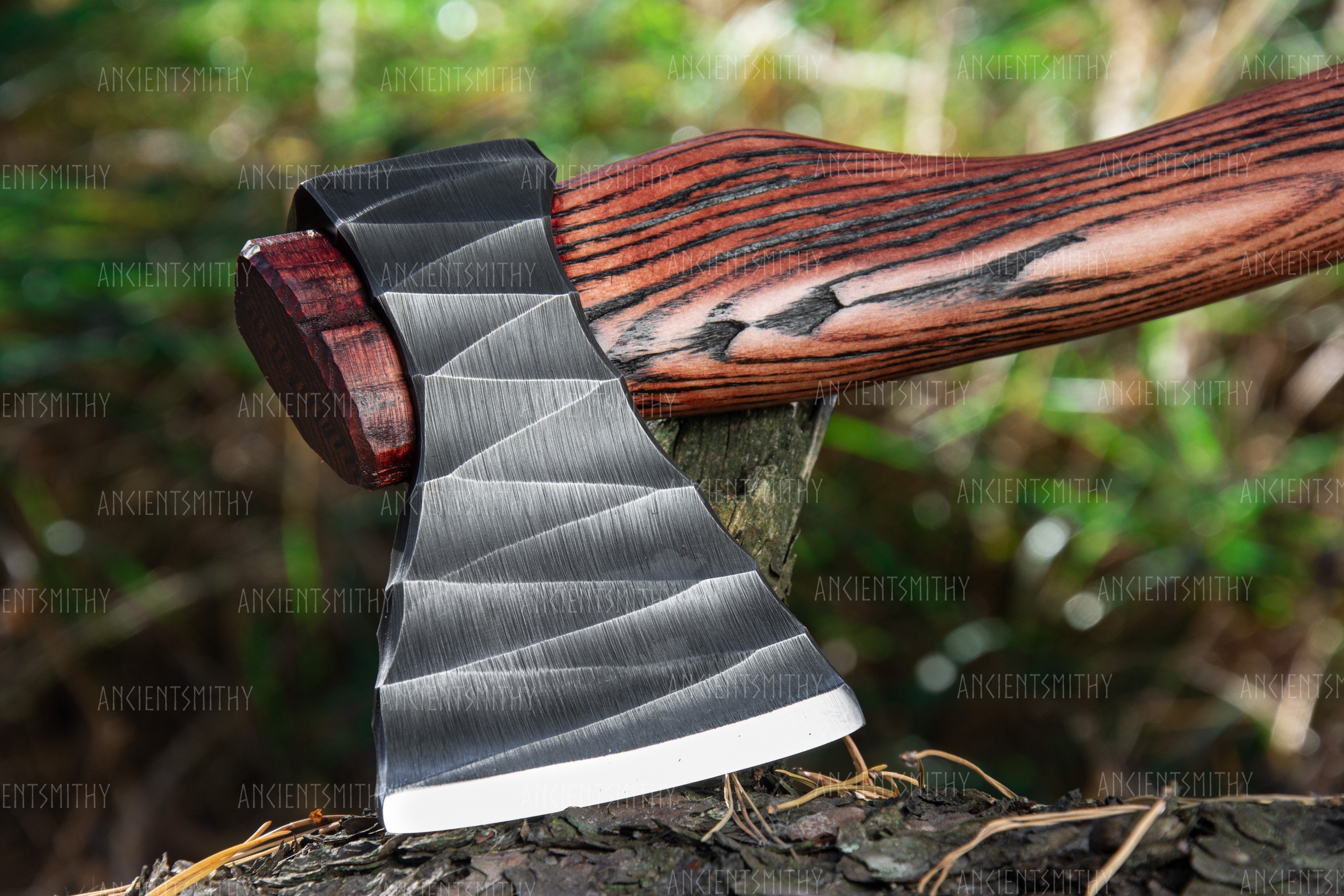 Viking Wood Cutting Axe Hand Throwing Hatchet Battle Etsy UK