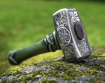 Viking Hammer Triskelion, Personalized Engraved Scandinavian Gift
