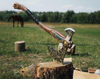 Leviathan Kratos Axe Carbon Steel Functional Replica 9.11lb