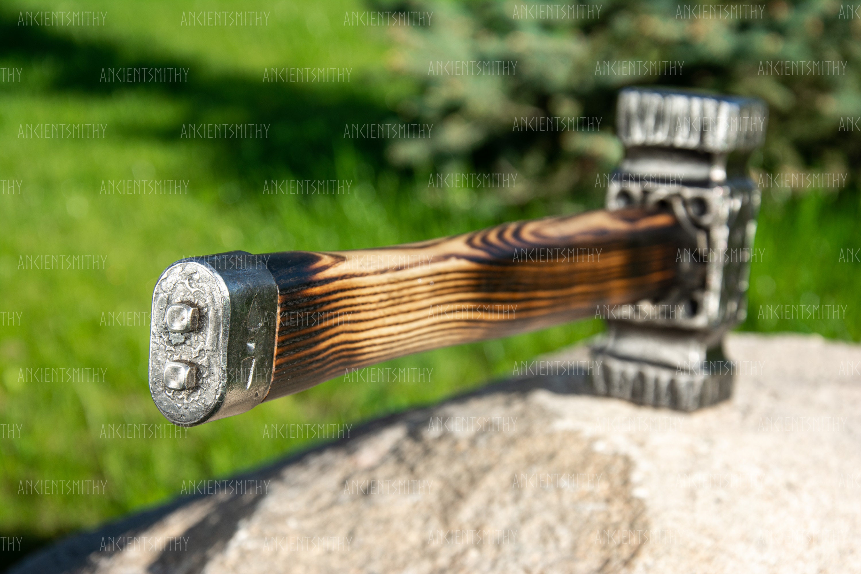 Viking Hammer Bushcraft or Blacksmith Hammer Carpentry Etsy Australia