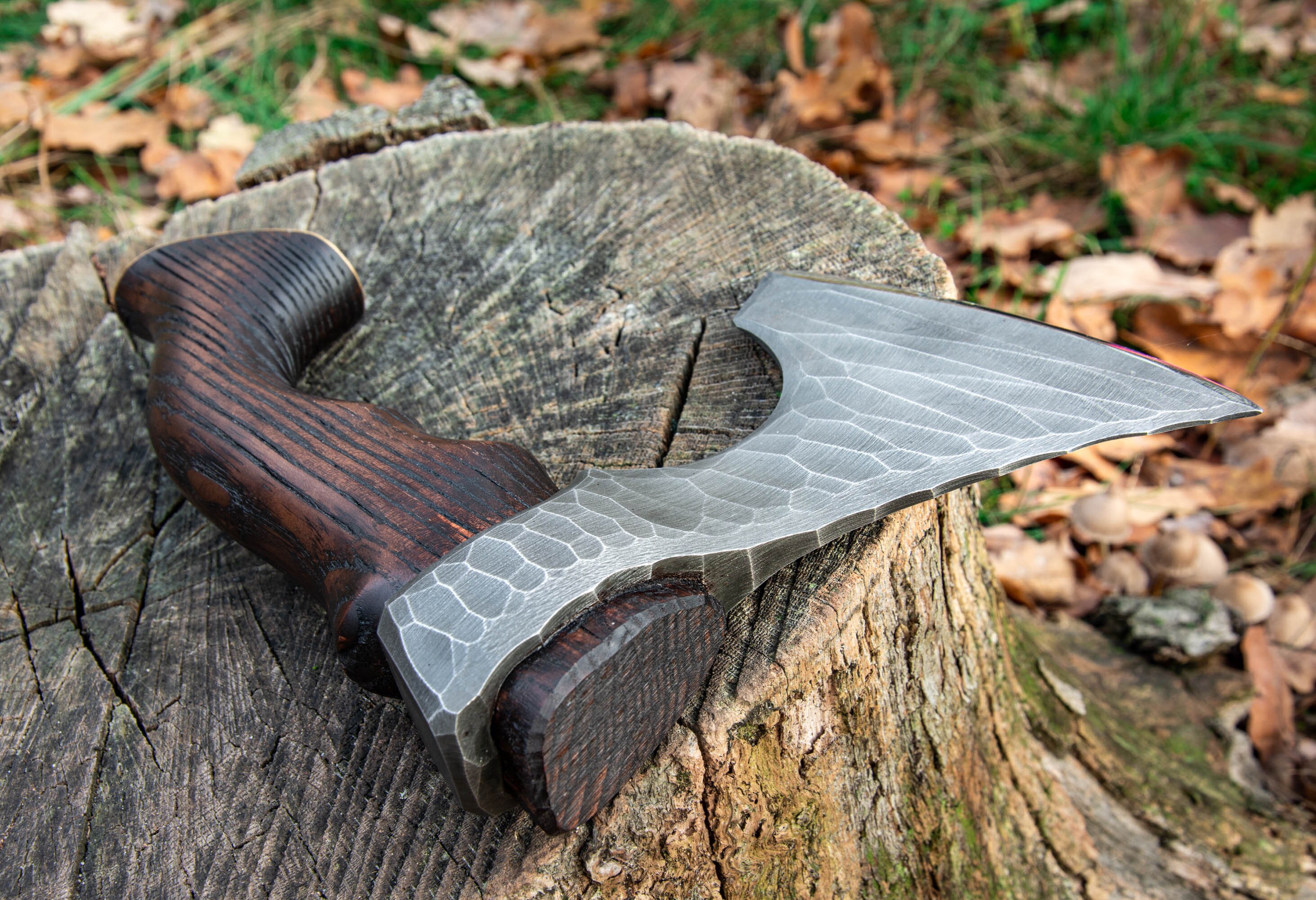 Battle Nordic small axe hand Viking axe high carbon Etsy