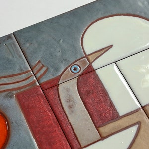 Turtle Hand Painted Ceramic Art Tile 8 X 8 Inches With Easel