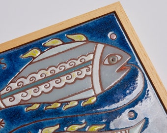 4つの星座のセット 20 x 20 cm セラミックタイル 水瓶座 山羊座 魚座 