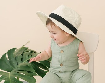 sage green baby boy outfit
