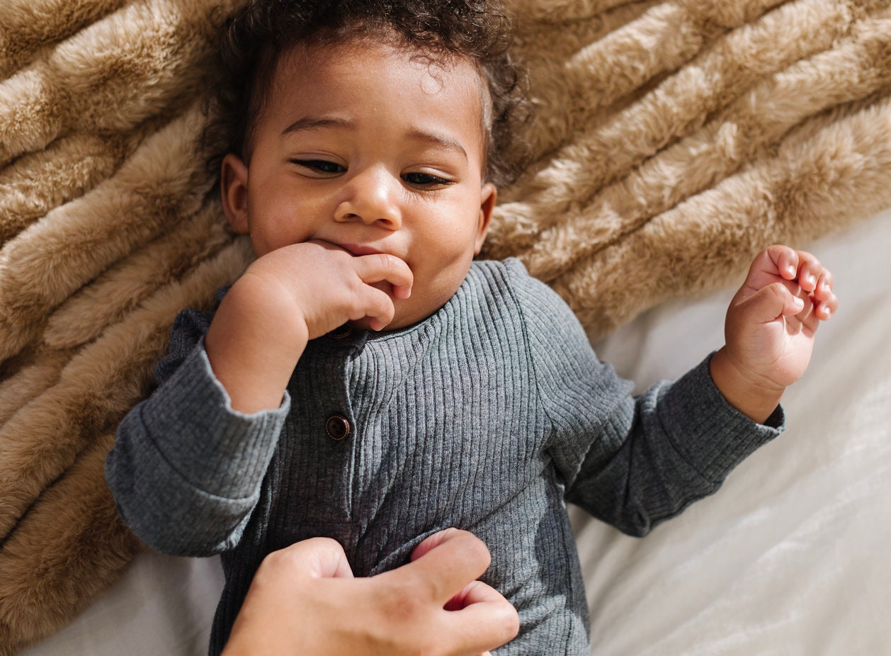 Ribbed Solid Sleeveless Baby Romper