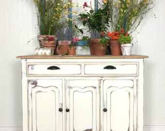 Distressed Buffet Etsy