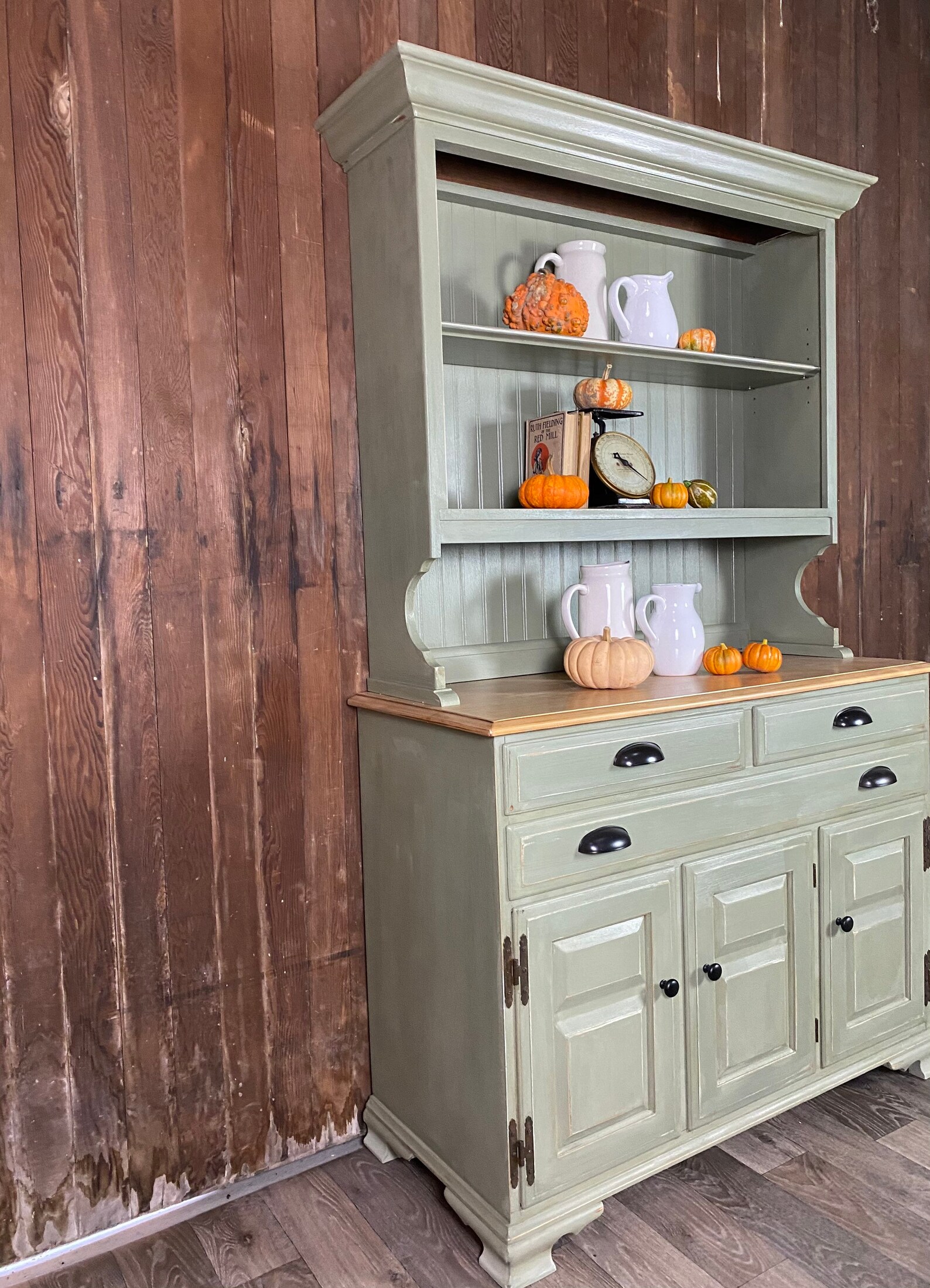 Custom Painted china Green China dining Etsy