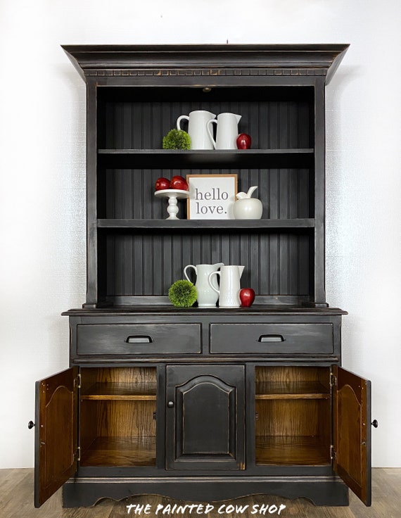 Black Buffet And Hutch Wood edu.svet.gob.gt