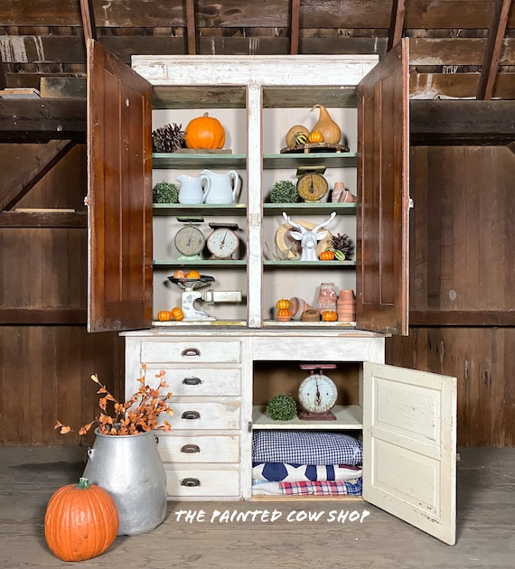 Antique 2024 white pantry