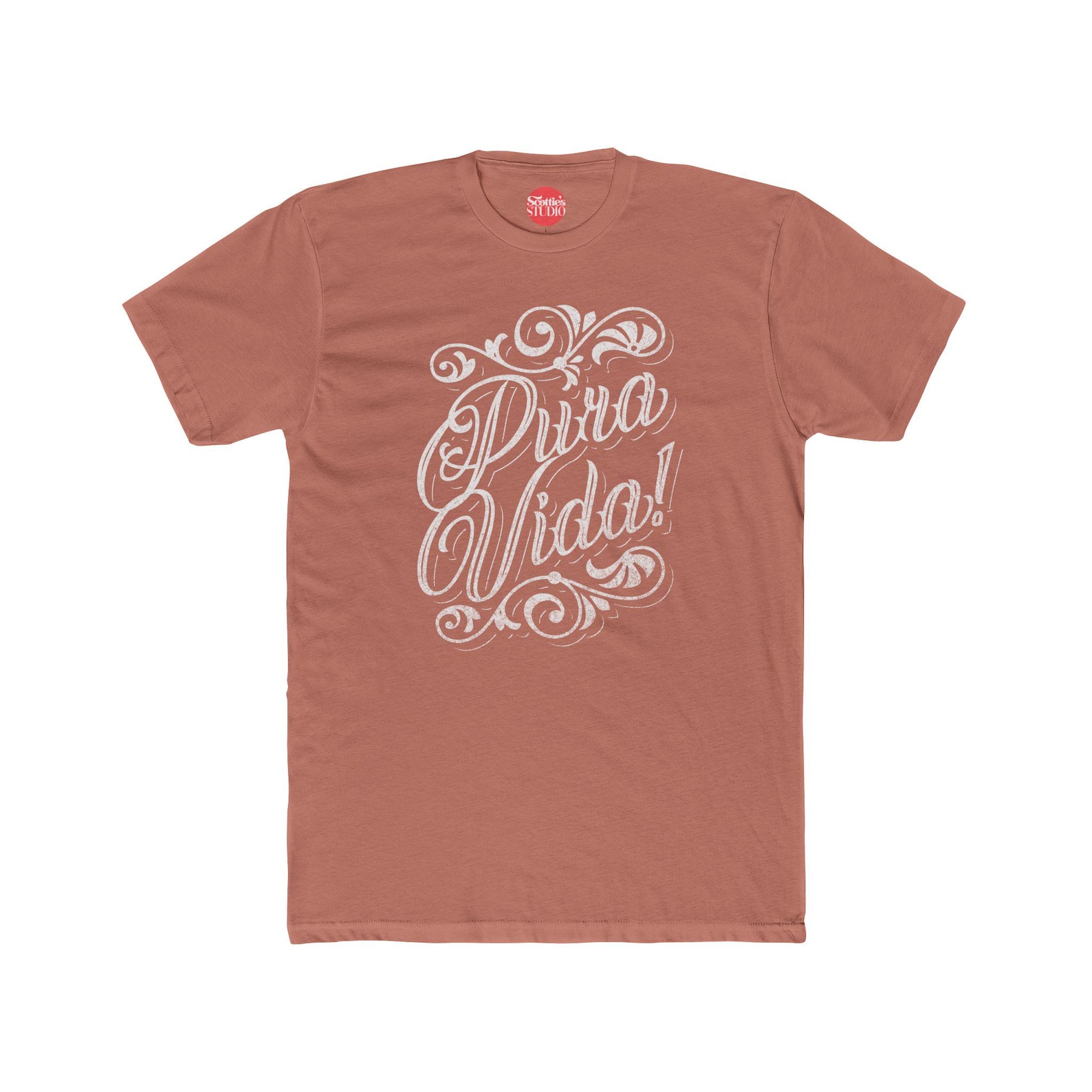 Vintage pura vida blue tee main image 1