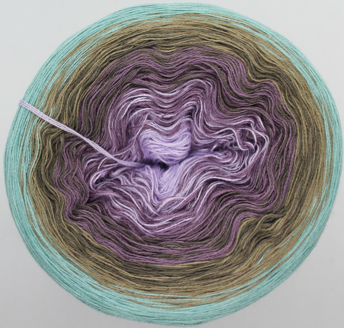 Gradient Yarn Cake Morben Designs Heather Etsy