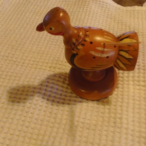 Vintage Wooden Chicken Toothpick Holder-Free Shipping