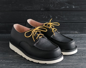 MEN'S 3EYELET MOC TOE BLACK 在原みゆ紀 REGAL - 在原みゆ紀 REGAL MEN'S 3EYELET MOC TOE BLACKの通販