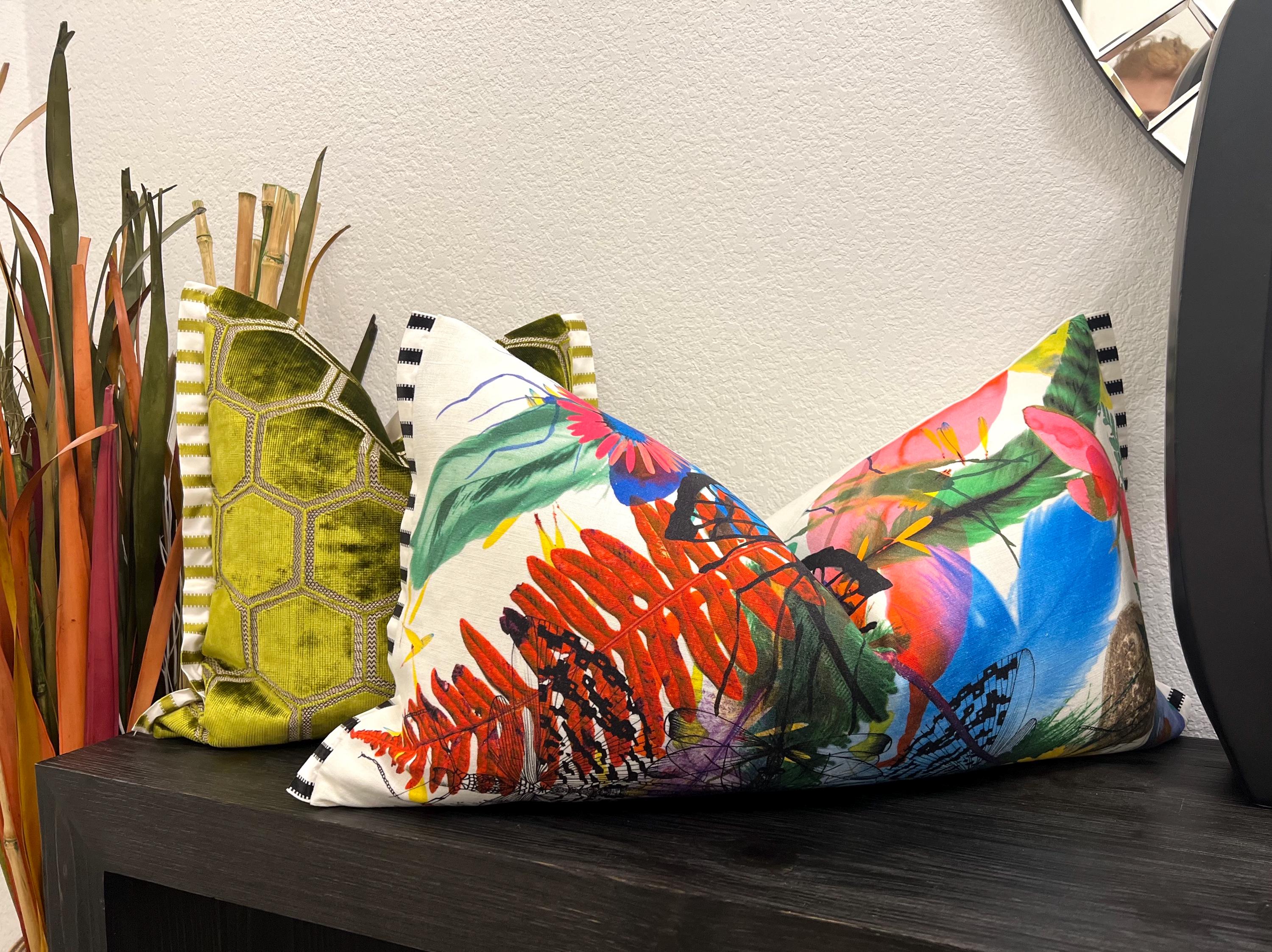 CARIBE - Christian Lacroix Designers Guild Linen Blend Pillow Cushion COVER