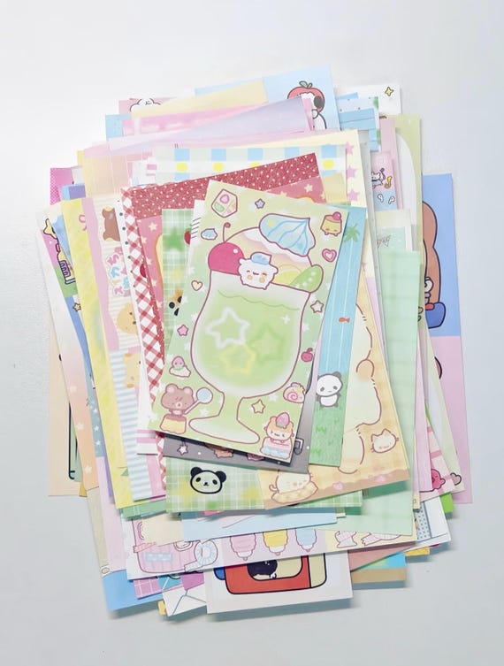 Assorted Memo Pad Grab Bag| Value Pack | Bullet Journal | Penpal supplies| Craft Paper| Junk Journal| Planner