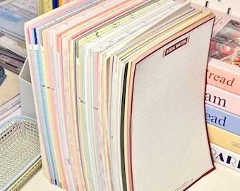 Assorted B5 Notepad Grab Bag| Value Pack | Bullet Journal | Penpal supplies| Craft Paper| Junk Journal| Planner
