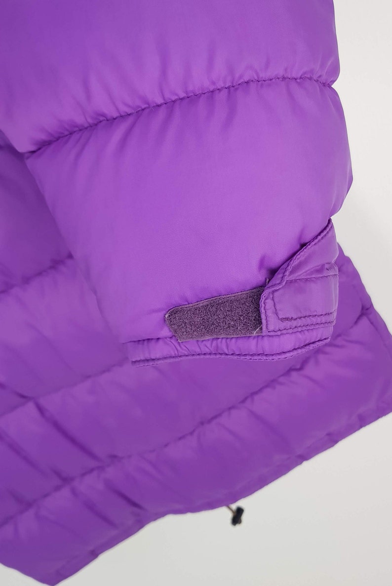 BEST COMPANY Puffer Jacket Paninaro 80s Purple Down Size 7