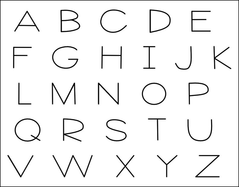 Toddler Montessori Letter Tracing Board SVG Etsy