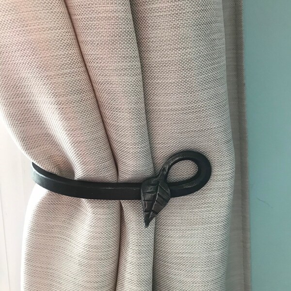 Curtain Tie Back Hooks Hand Etsy