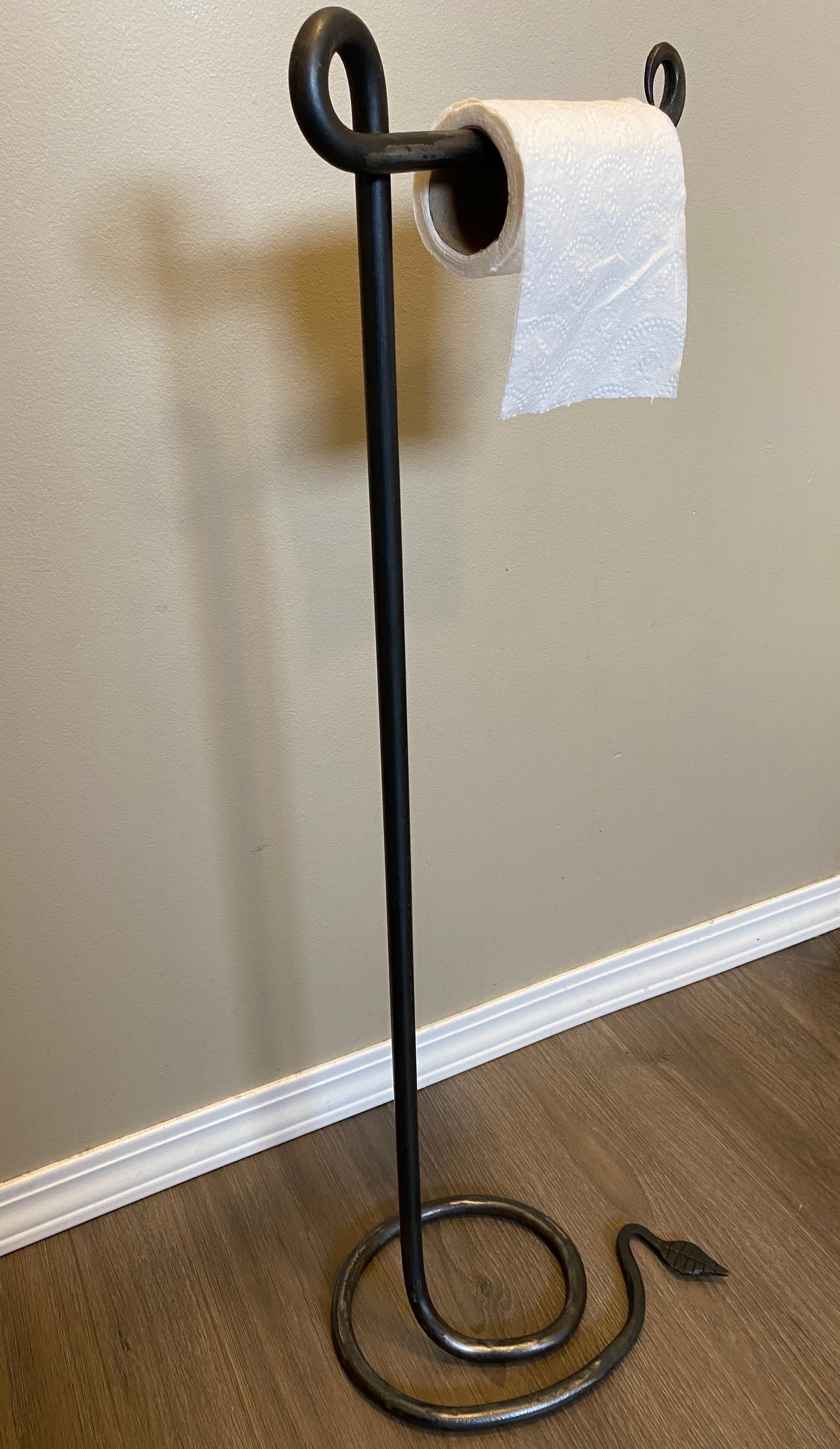 Hand Toilet Paper Holder Stand Alone Toilet Paper Etsy