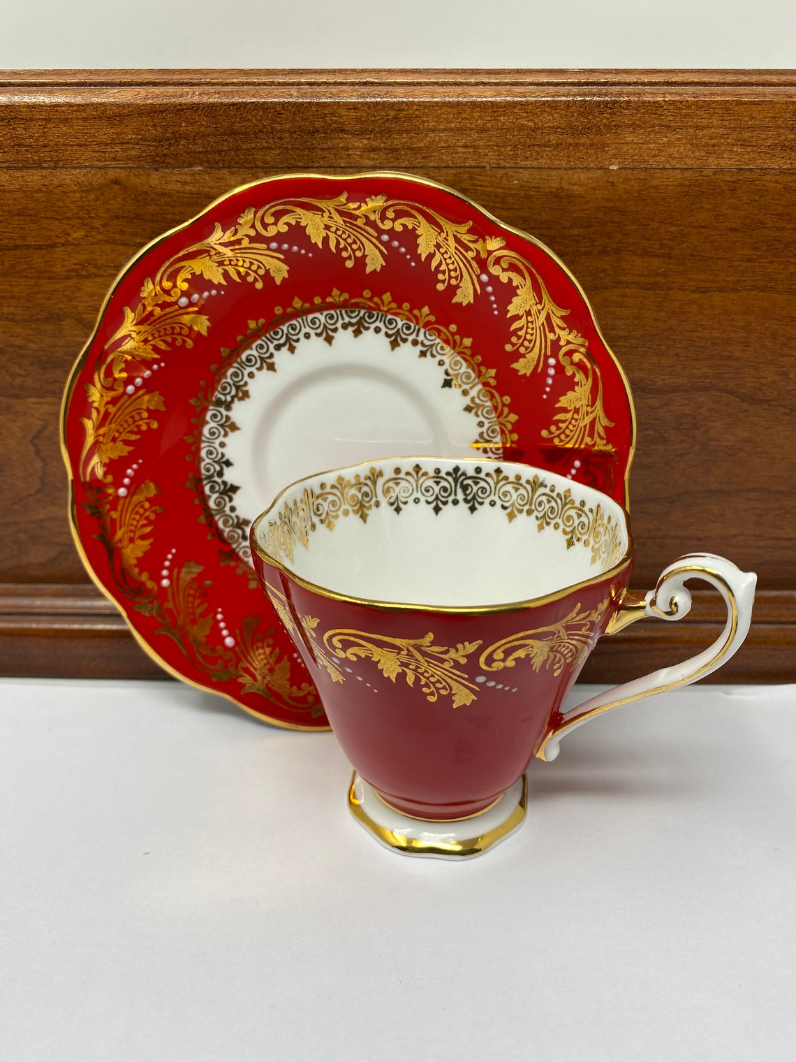 Royal Standard Cup and Saucer. Etsy