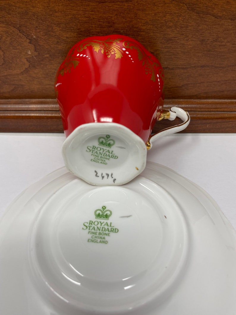 Royal Standard Cup and Saucer. Etsy
