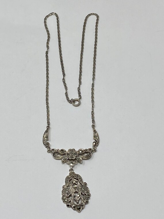 Antique Vintage Sterling Silver (stamped 935) Mar… - image 3