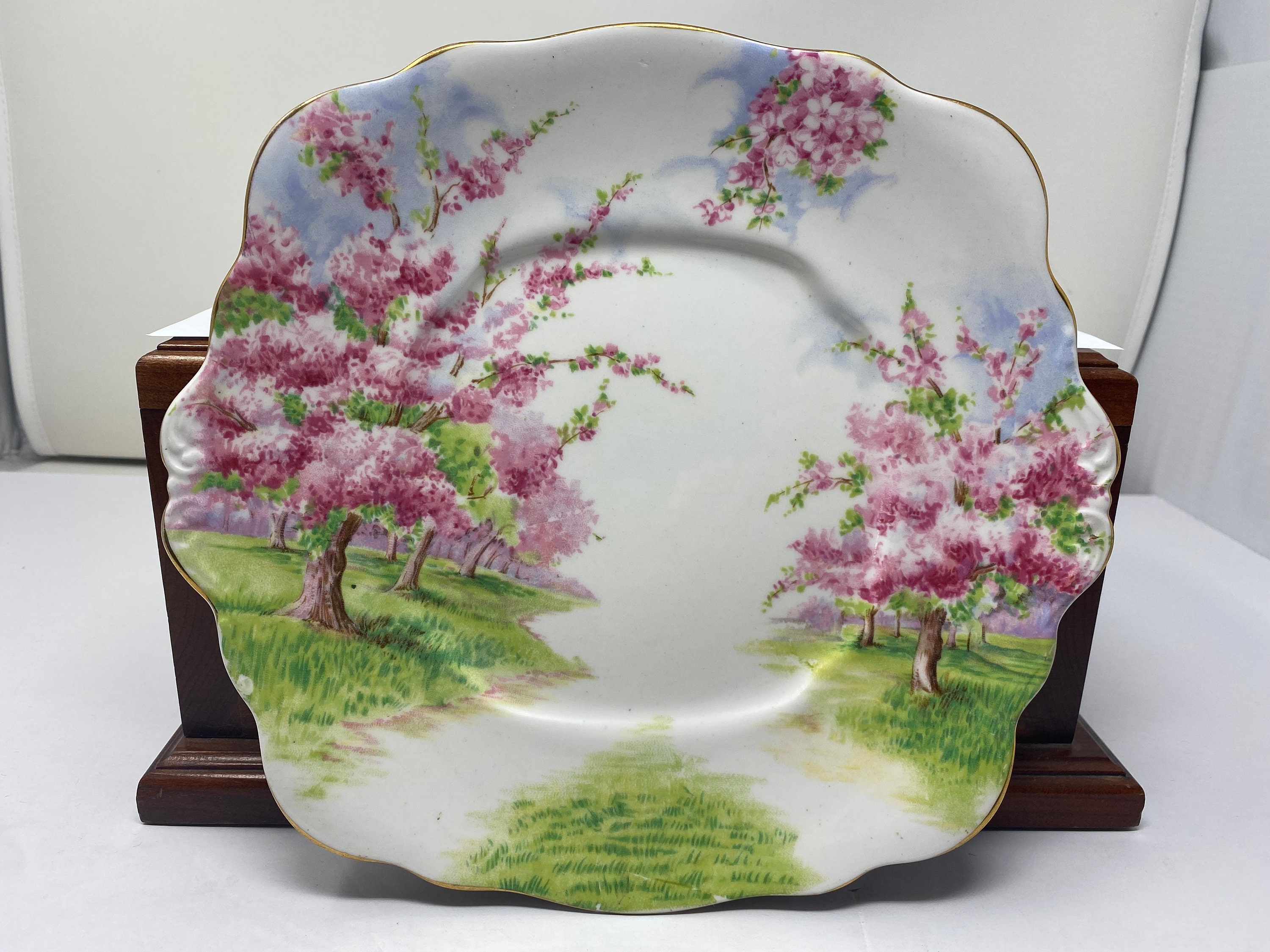 Royal Albert Blossom Time Cake Plate. - Etsy UK