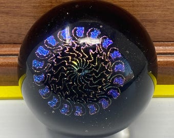 Robert Held Blue Iridescent Art Glass Vase Signed - Etsy Canada