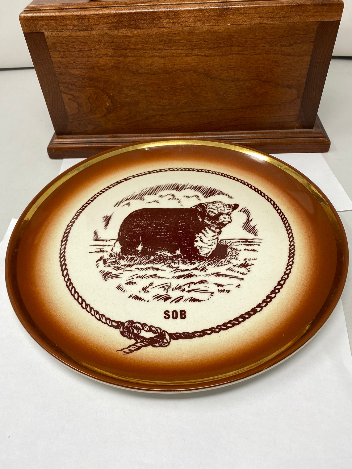 Vintage Hycroft Medicine Hat Advertising S.O.B Ranch 10 1/4 Etsy Canada