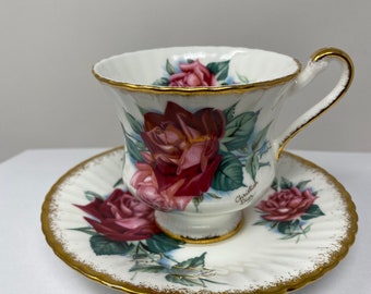 Signed  CHRISTIAN DIOR Paragon Teacup and Saucer.