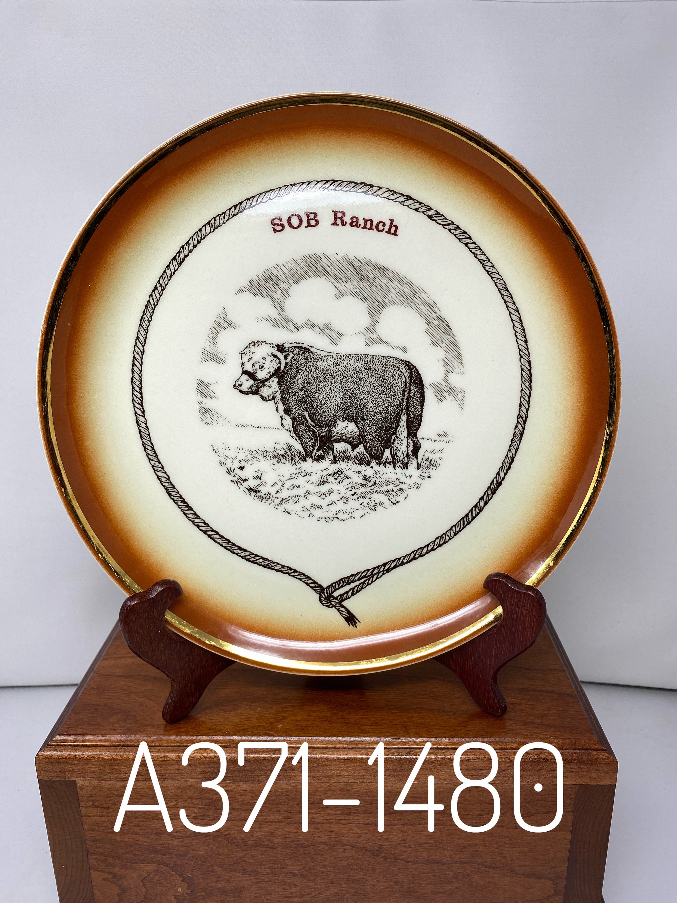 Vintage Hycroft Medicine Hat Advertising S.O.B Ranch 10 1/4 Etsy Canada