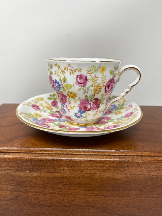 Royal Stafford JUNE ROSES Cup and Saucer