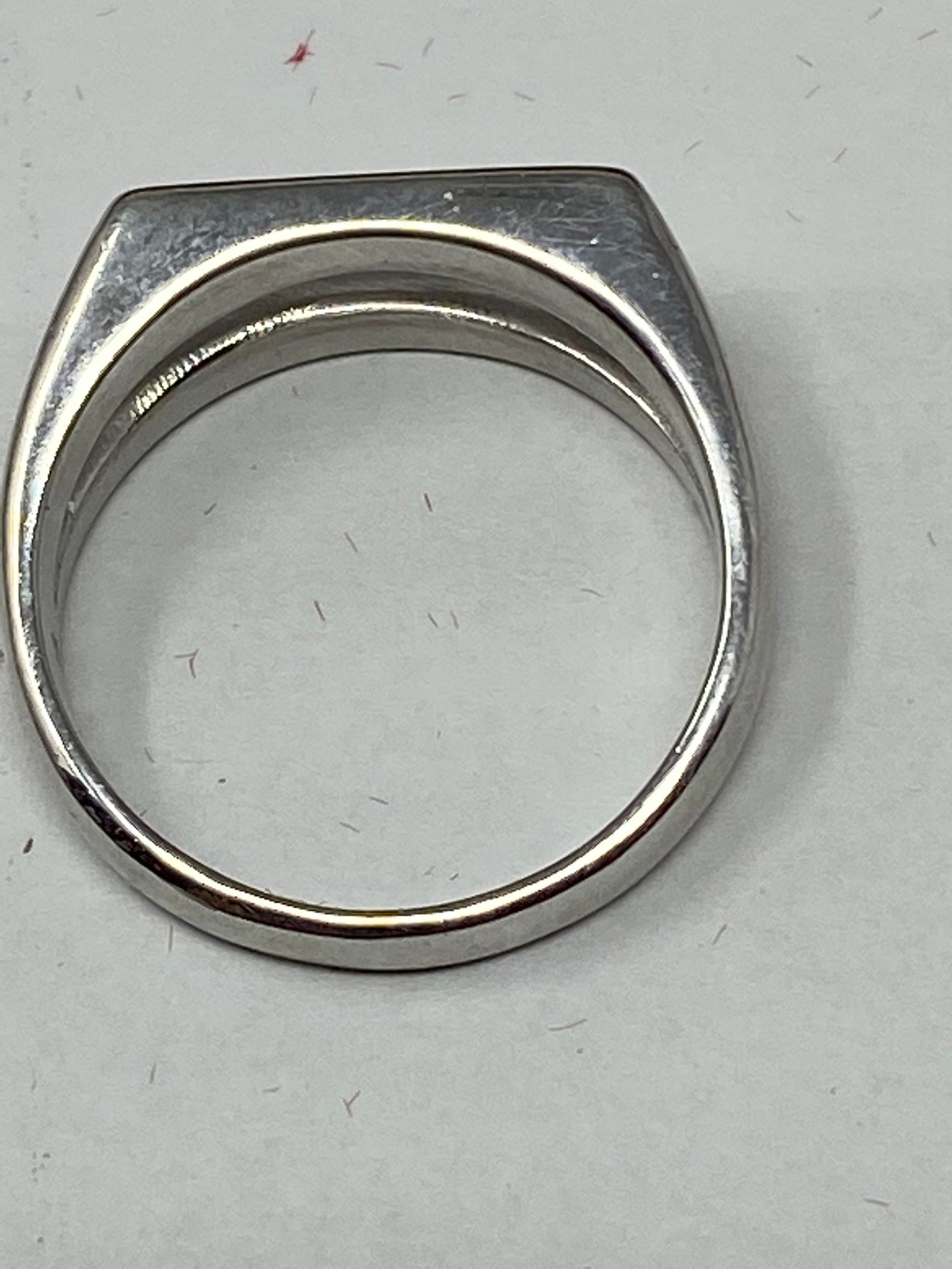 Vintage Stamped 750 18Kt White Gold Ring. Etsy