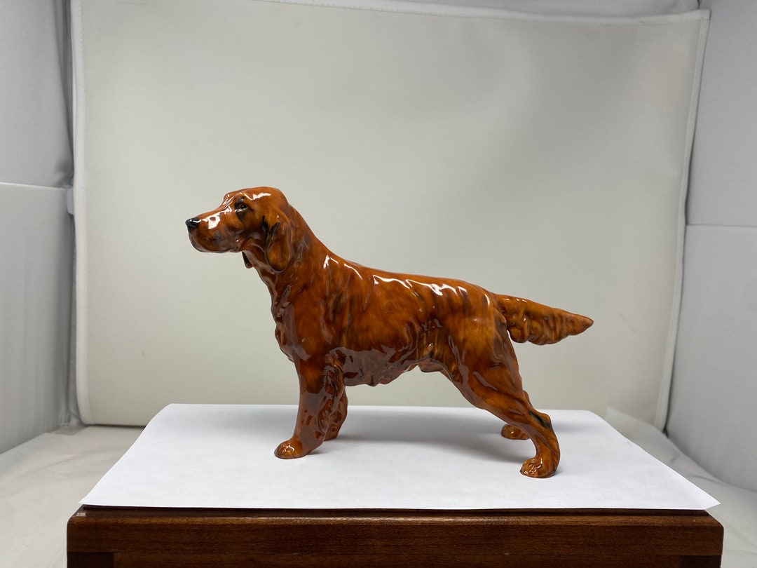 Rare Royal Doulton Irish Setter Dog HN 1055 Figurine Circa 1940s. Etsy