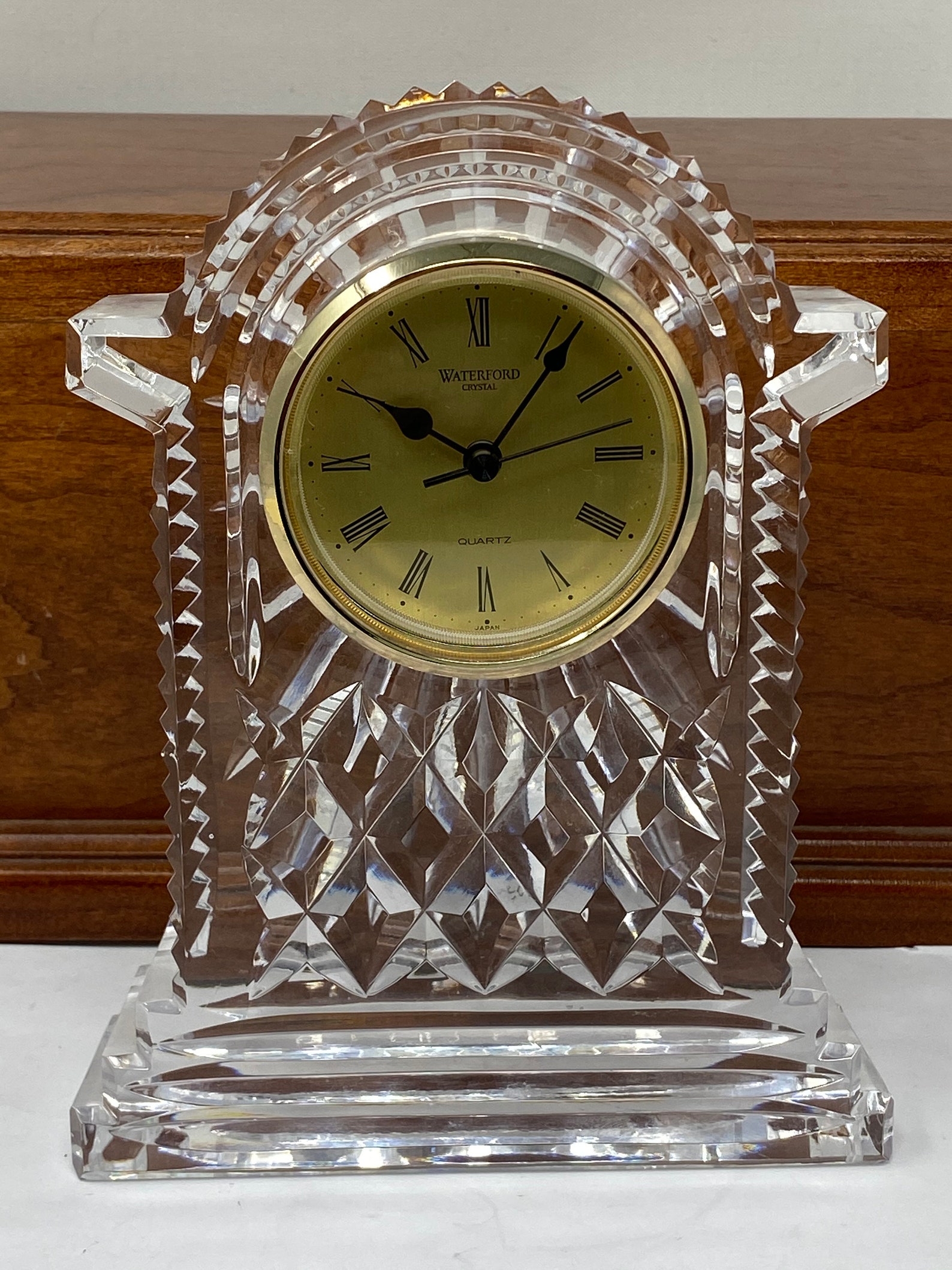 Signed WATERFORD Ireland Crystal Working Clock. Etsy