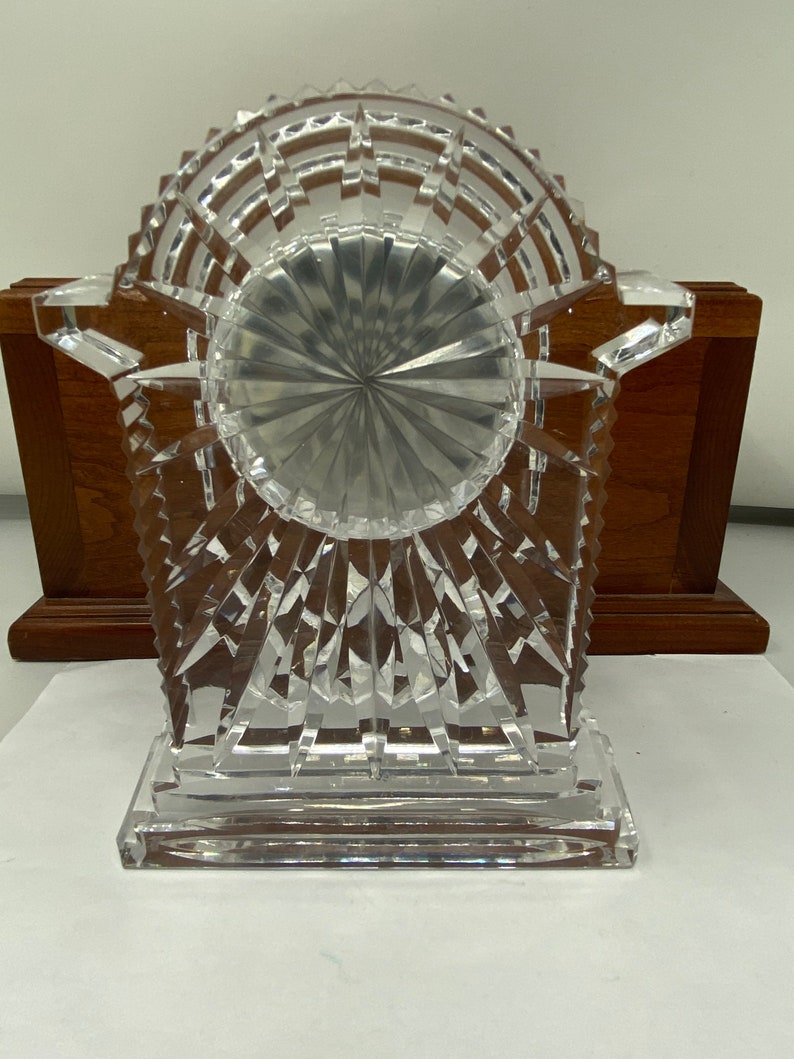 Signed WATERFORD Ireland Crystal Working Clock. Etsy