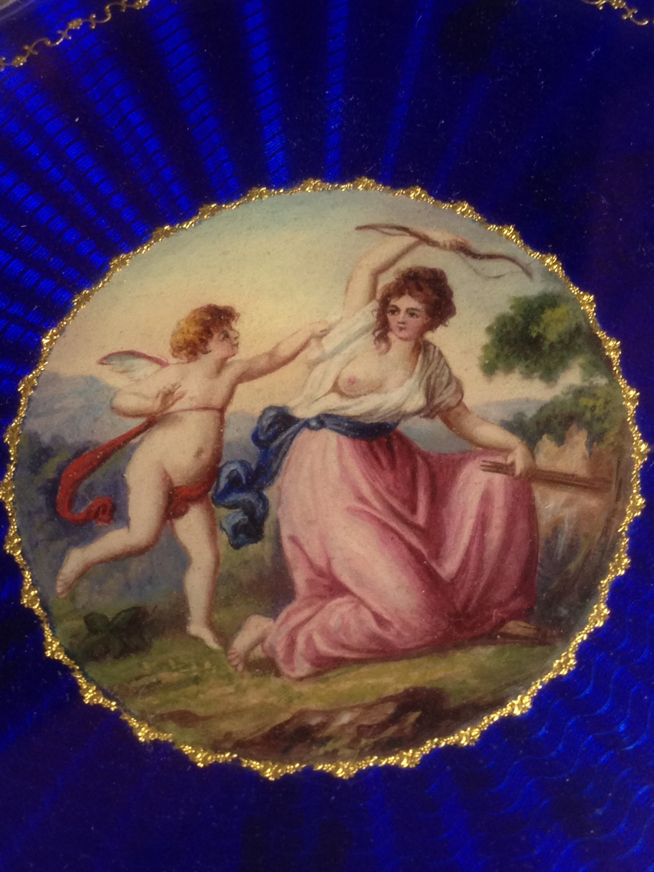 Vieille Louche émaillée – Déco Vintage Française, Art Paysan Et Campagne