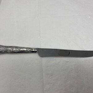 Vintage Fully Hallmarked Sheffield Sterling Silver Cake Knife. image 3