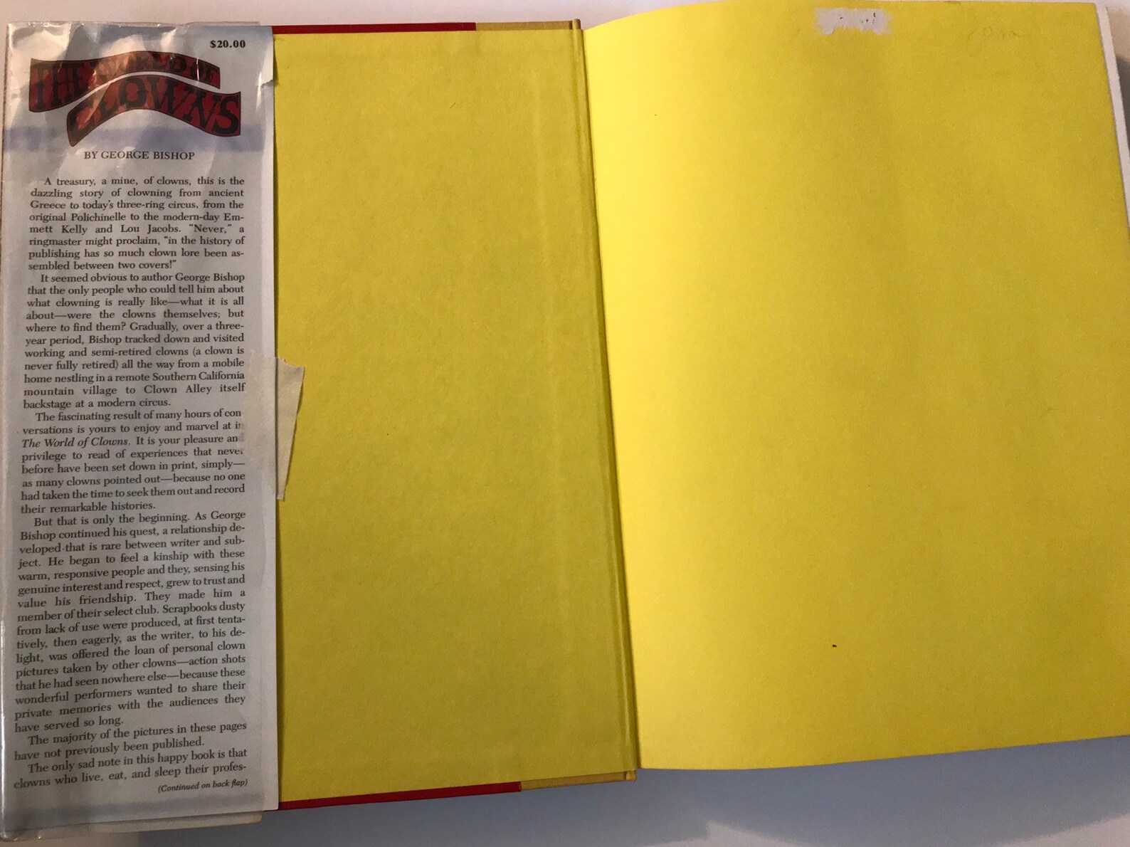 The World of Clowns by First Edition 1976 Large Etsy