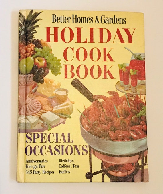 Better Homes Gardens Holiday Cook Book 1968 Seventh Printing Etsy