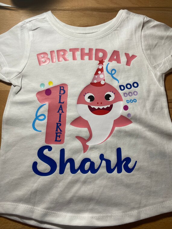 Personalized Baby Shark Birthday Shirt | Etsy