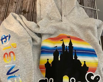 Disney Magical Hoodie, Disney castle, Disney World, Disneyland, Disney Hoodie,