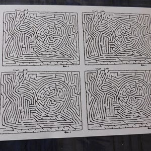 Version numérique escargot labyrinthe feuille (Amazadoodle)