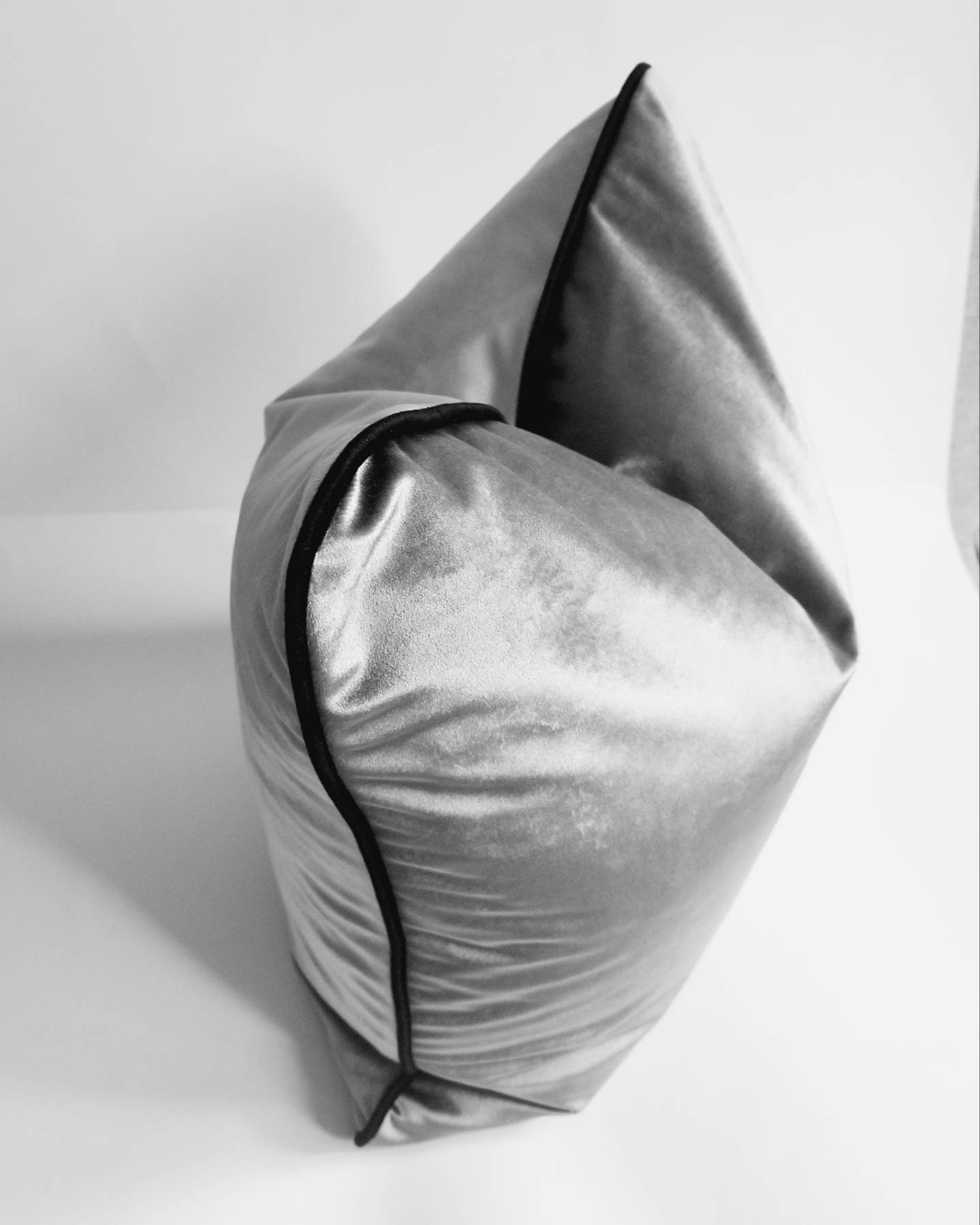 Silver Hybrid Velvet Pillow cover Etsy