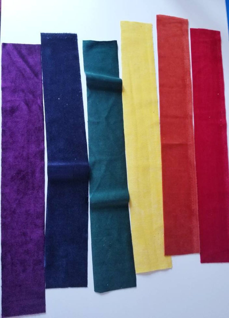Rainbow Stripe Velvet Lumbar Pillow 12x20 inch image 7