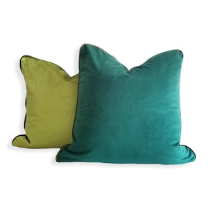 Emerald Gemstone Velvet Pillow Cover
